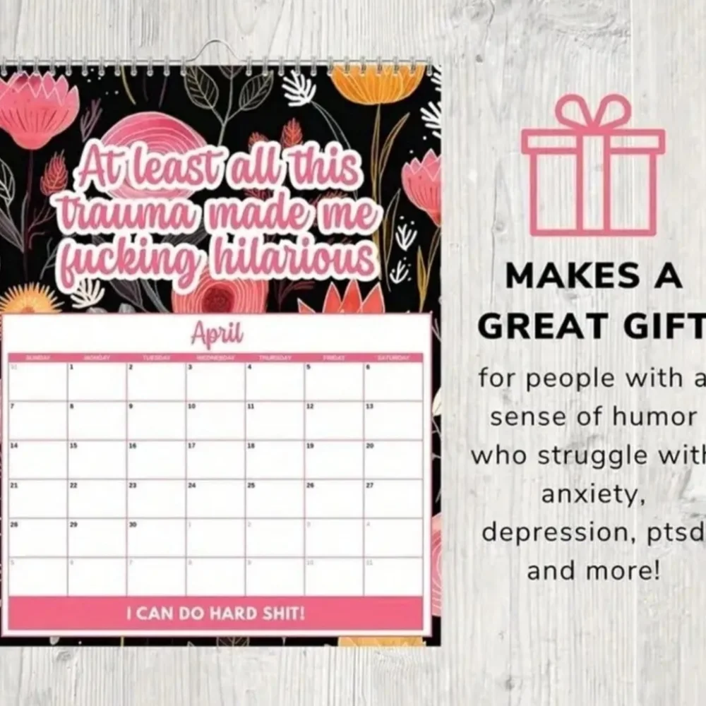 Brand New 2024 Sweary Mental Health Calendar